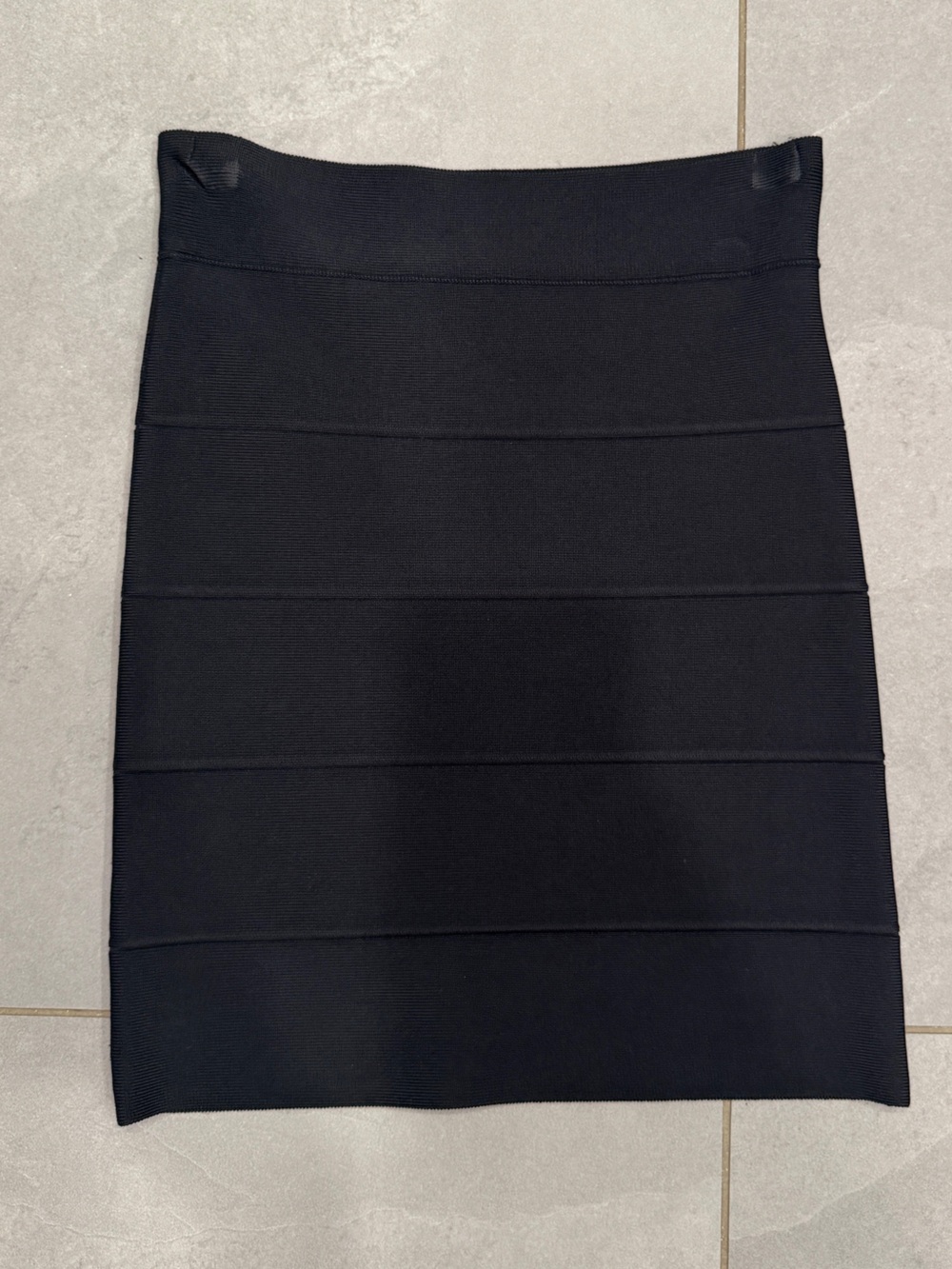 BCBGMaxAzria Black Bandage Pencil Skirt